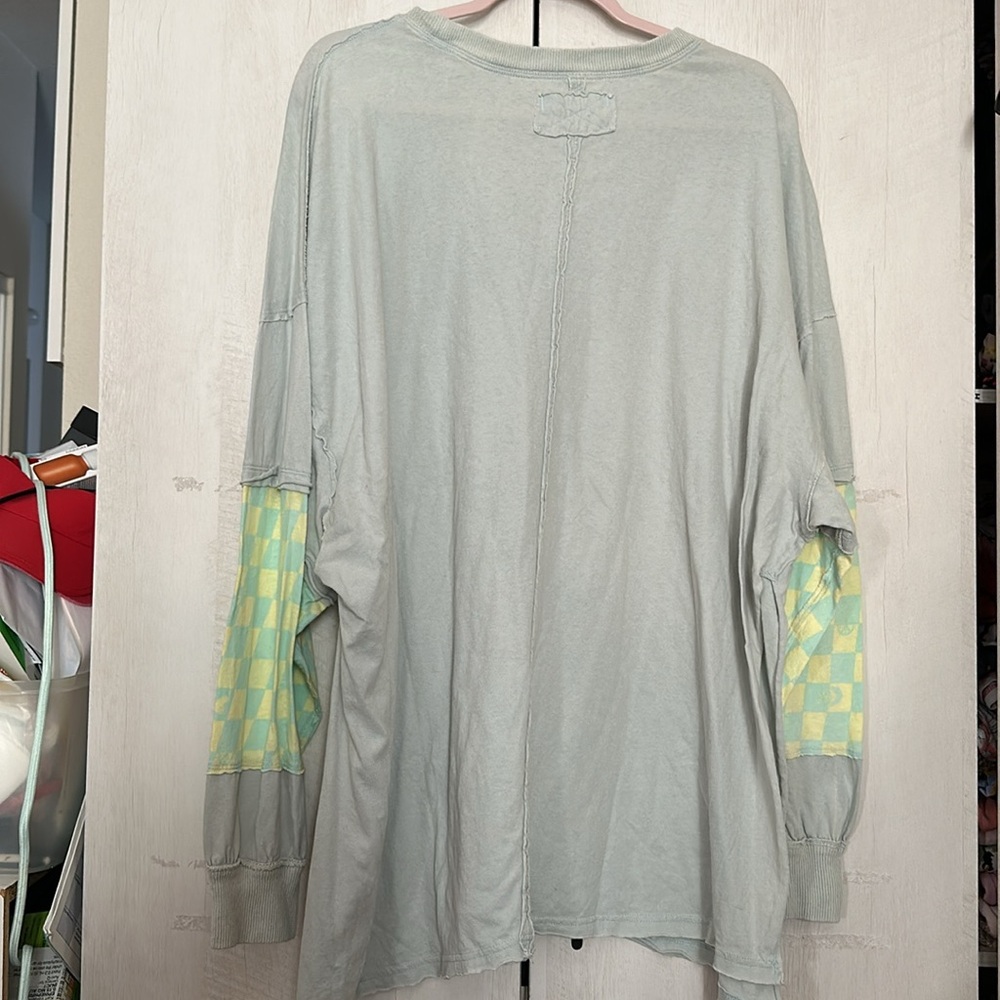 Free People Finish Line Twofer Oversized long sleeve shirt - Picture 6 of 8